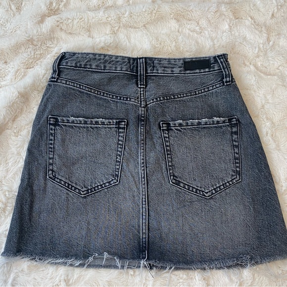 Abercrombie and Fitch gray/black denim skirt size 25 - Picture 2 of 3